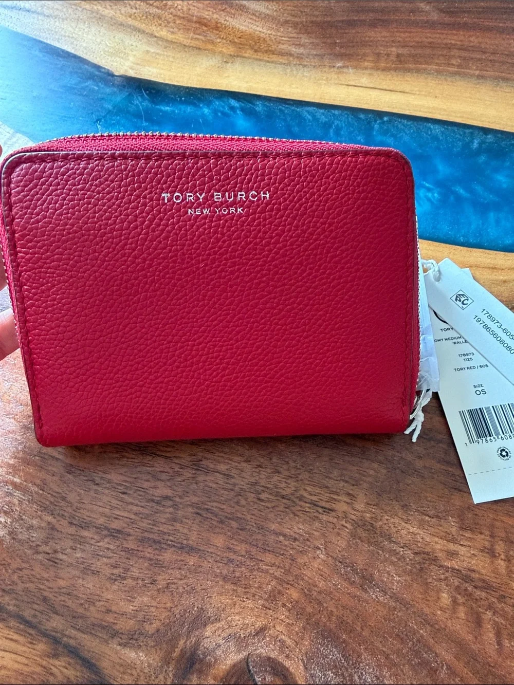 Tory Burch compact zip